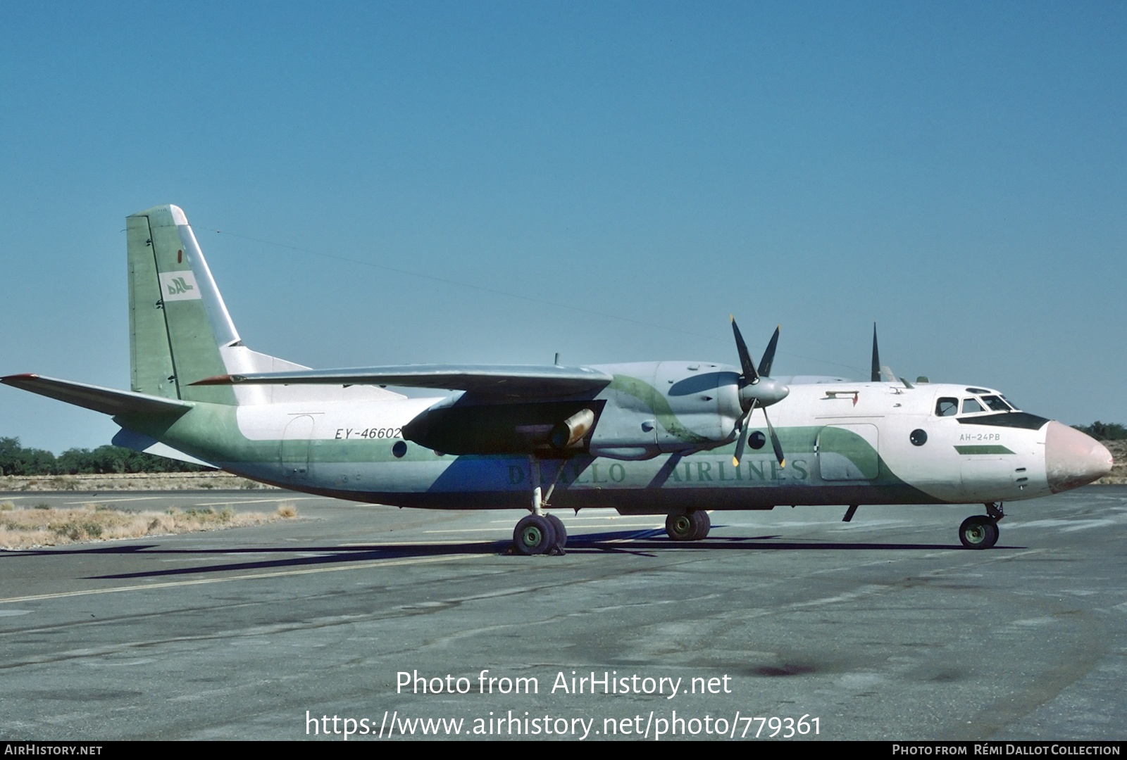 Aircraft Photo of EY-46602 | Antonov An-24RV | Daallo Airlines | AirHistory.net #779361