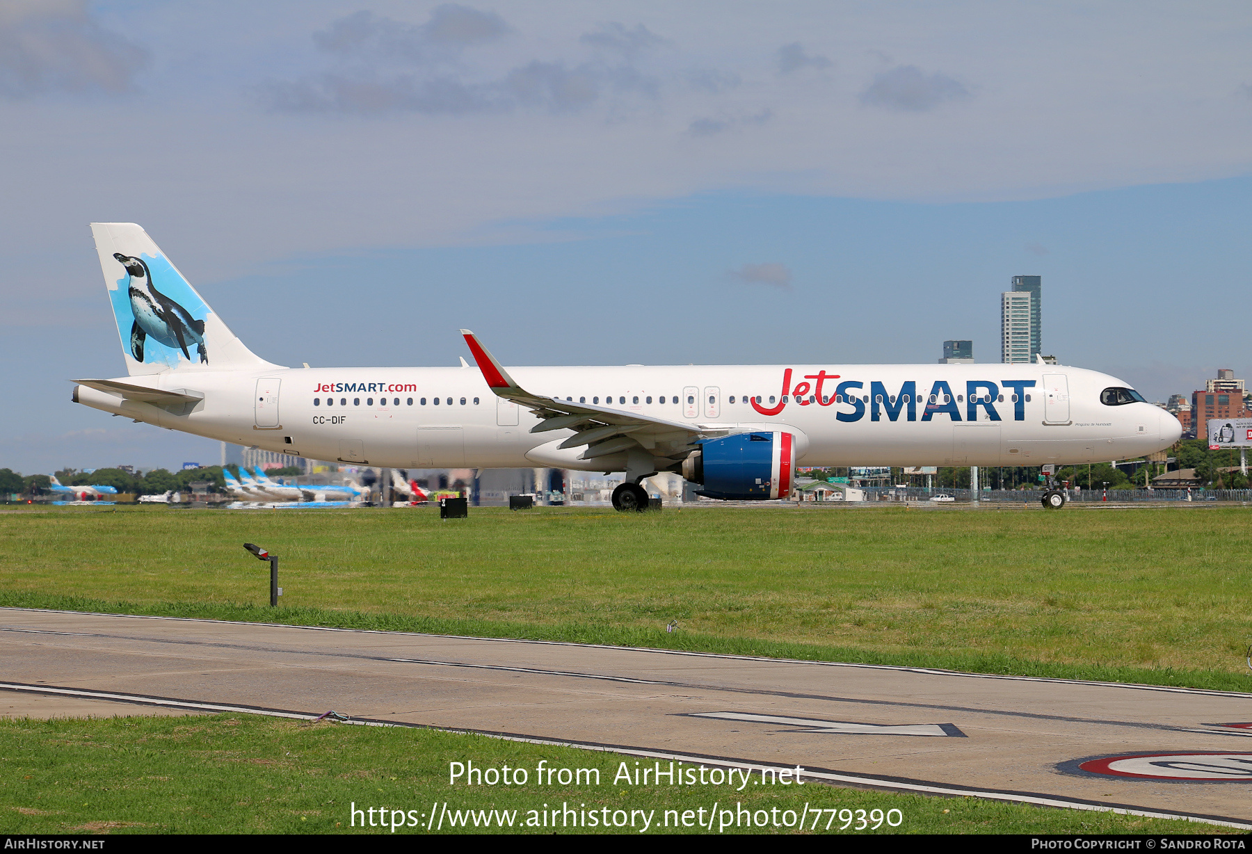 Aircraft Photo of CC-DIF | Airbus A321-271NX | JetSmart | AirHistory.net #779390