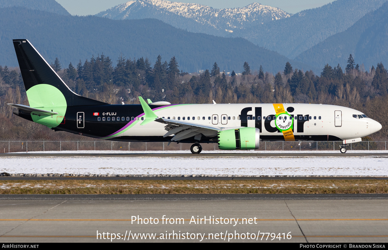 Aircraft Photo of C-FLUJ | Boeing 737-8 Max 8 | Flair Airlines | AirHistory.net #779416