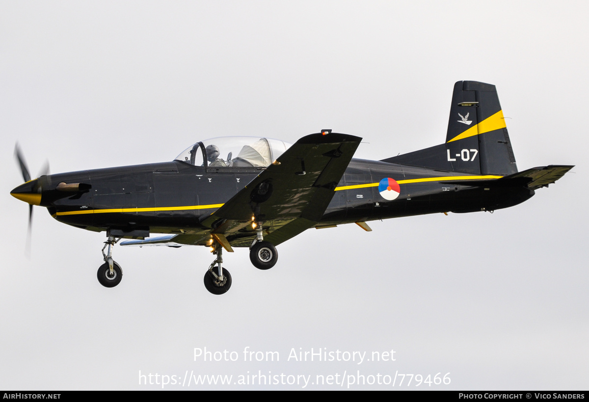 Aircraft Photo of L-07 | Pilatus PC-7 | Netherlands - Air Force | AirHistory.net #779466