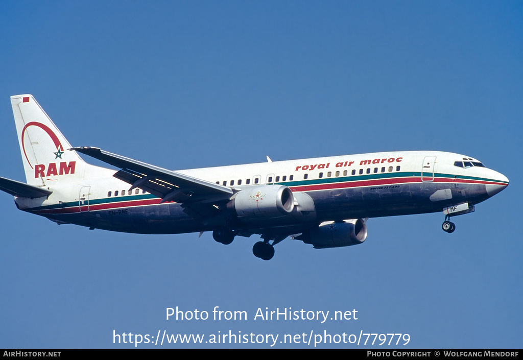 Aircraft Photo of CN-RMF | Boeing 737-4B6 | Royal Air Maroc - RAM | AirHistory.net #779779