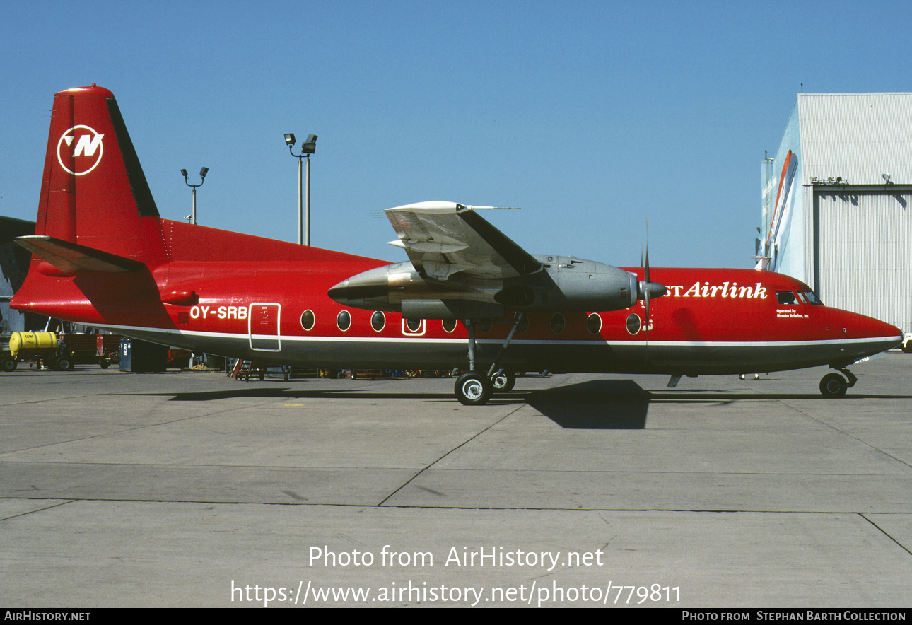 Aircraft Photo of OY-SRB | Fokker F27-600 Friendship | Northwest Airlink | AirHistory.net #779811