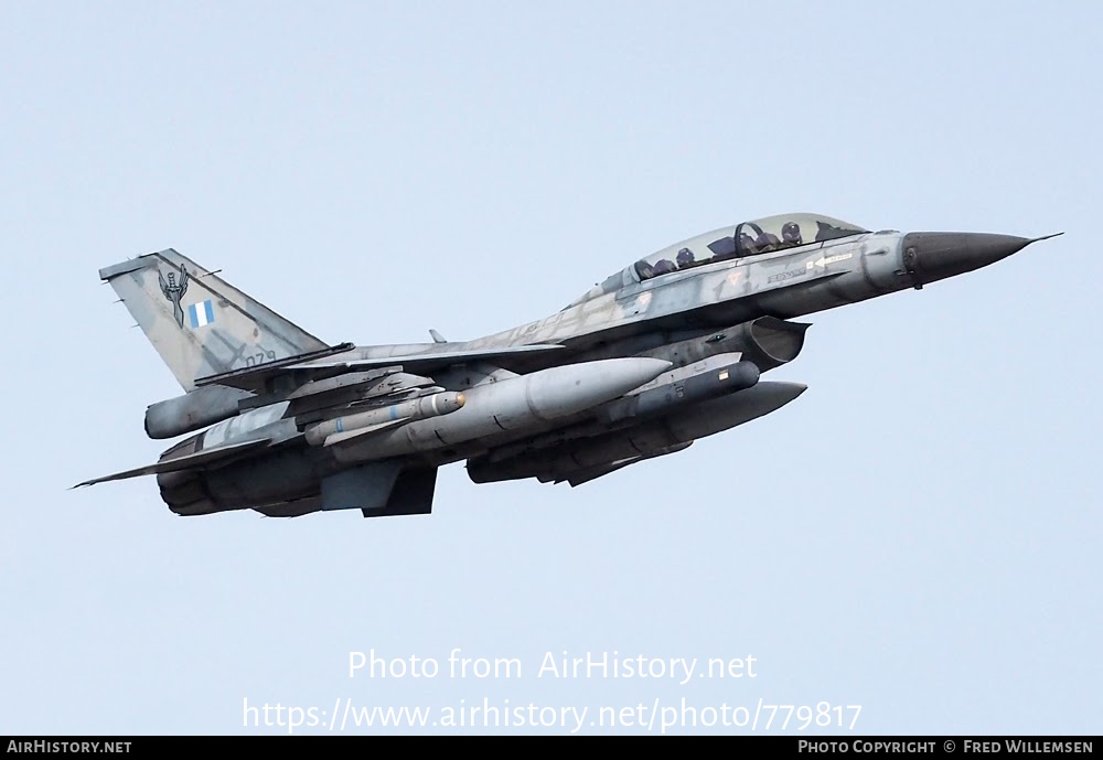 Aircraft Photo of 079 | General Dynamics F-16D Fighting Falcon | Greece - Air Force | AirHistory.net #779817