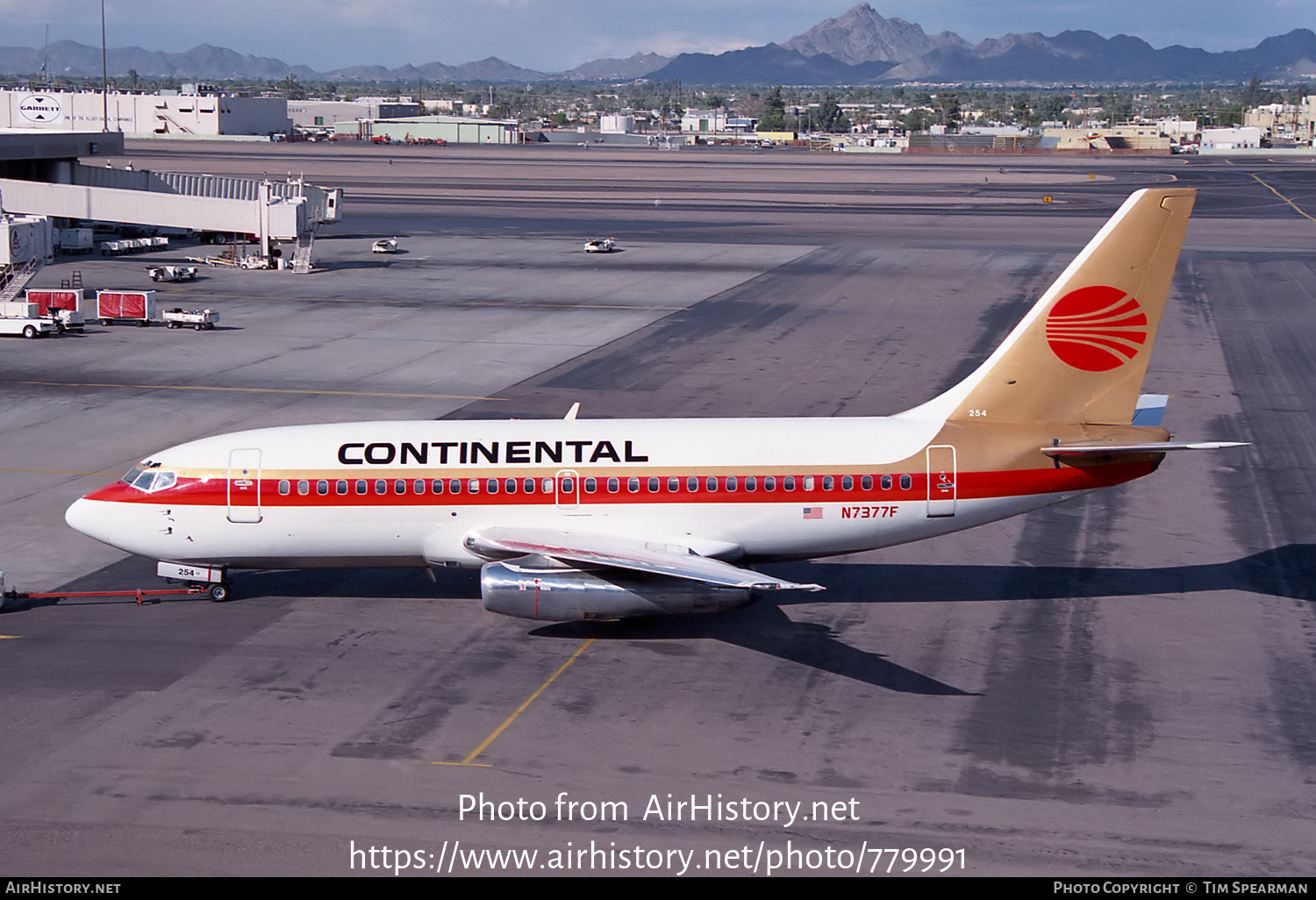 Aircraft Photo of N7377F | Boeing 737-291 | Continental Airlines | AirHistory.net #779991