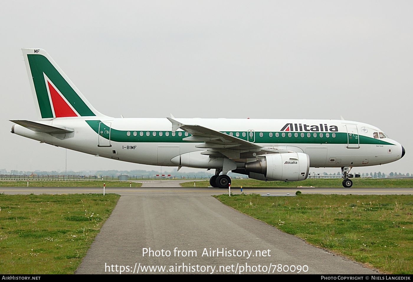 Aircraft Photo of I-BIMF | Airbus A319-112 | Alitalia | AirHistory.net #780090