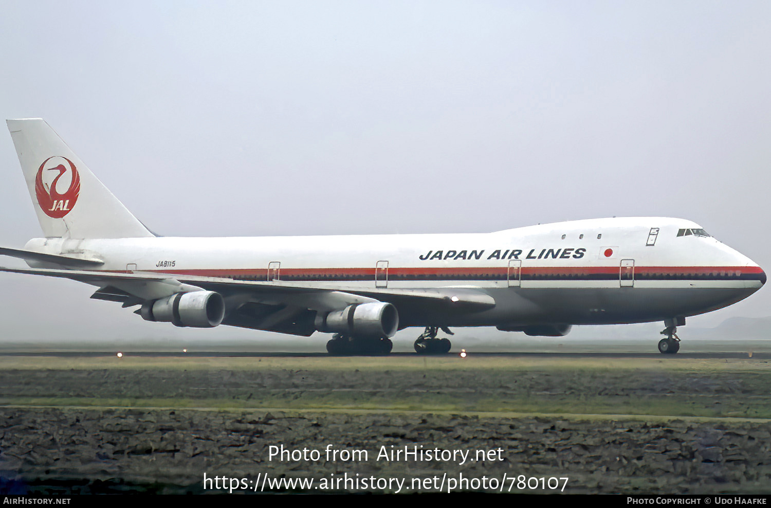 Aircraft Photo of JA8115 | Boeing 747-146 | Japan Air Lines - JAL | AirHistory.net #780107