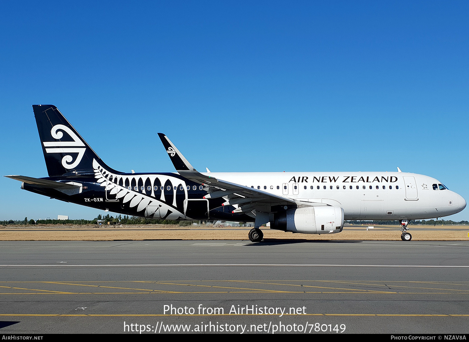 Aircraft Photo of ZK-OXM | Airbus A320-232 | Air New Zealand | AirHistory.net #780149