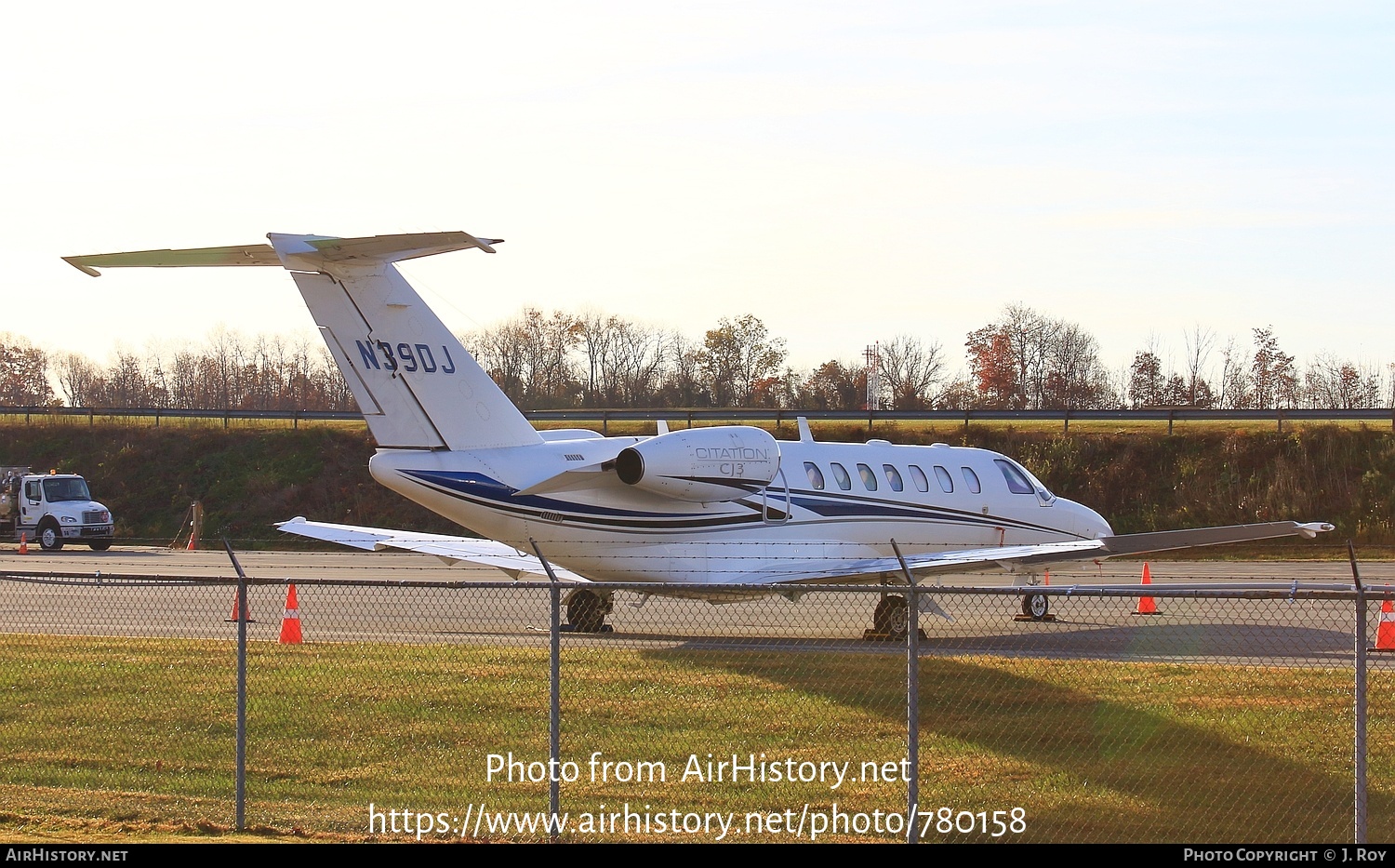 Aircraft Photo of N39DJ | Cessna 525B CitationJet CJ3 | AirHistory.net #780158