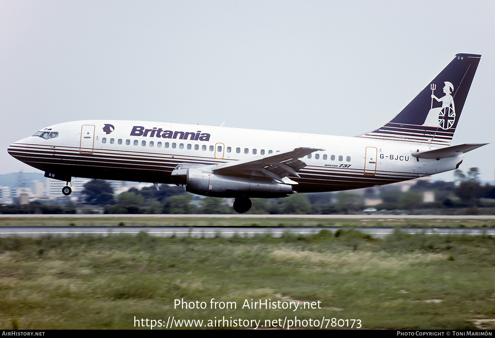 Aircraft Photo of G-BJCU | Boeing 737-204/Adv | Britannia Airways | AirHistory.net #780173