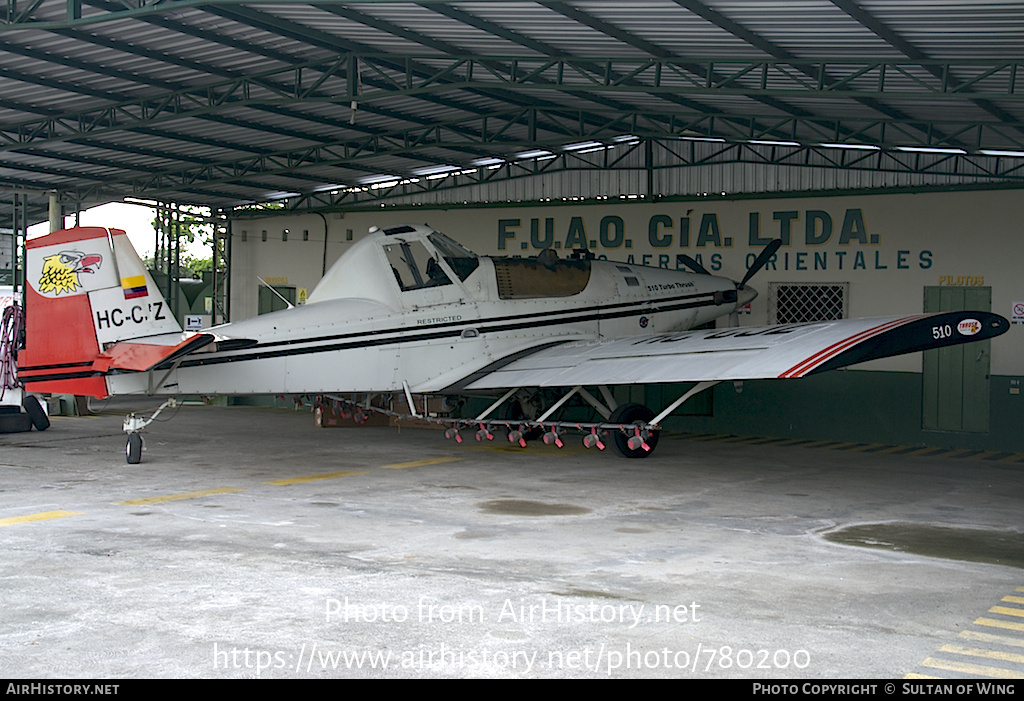 Aircraft Photo of HC-CJZ | Thrush S2R-T34 Thrush 510P | Megsareal | AirHistory.net #780200