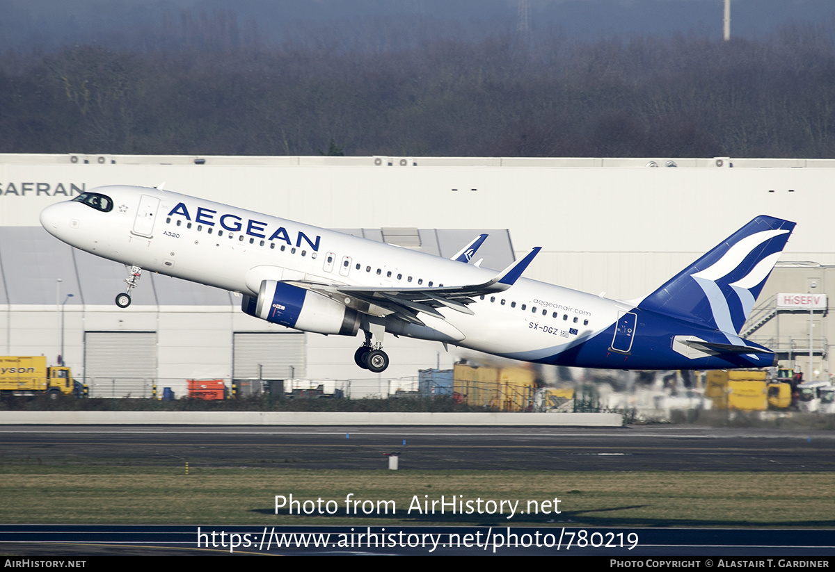 Aircraft Photo of SX-DGZ | Airbus A320-232 | Aegean Airlines | AirHistory.net #780219