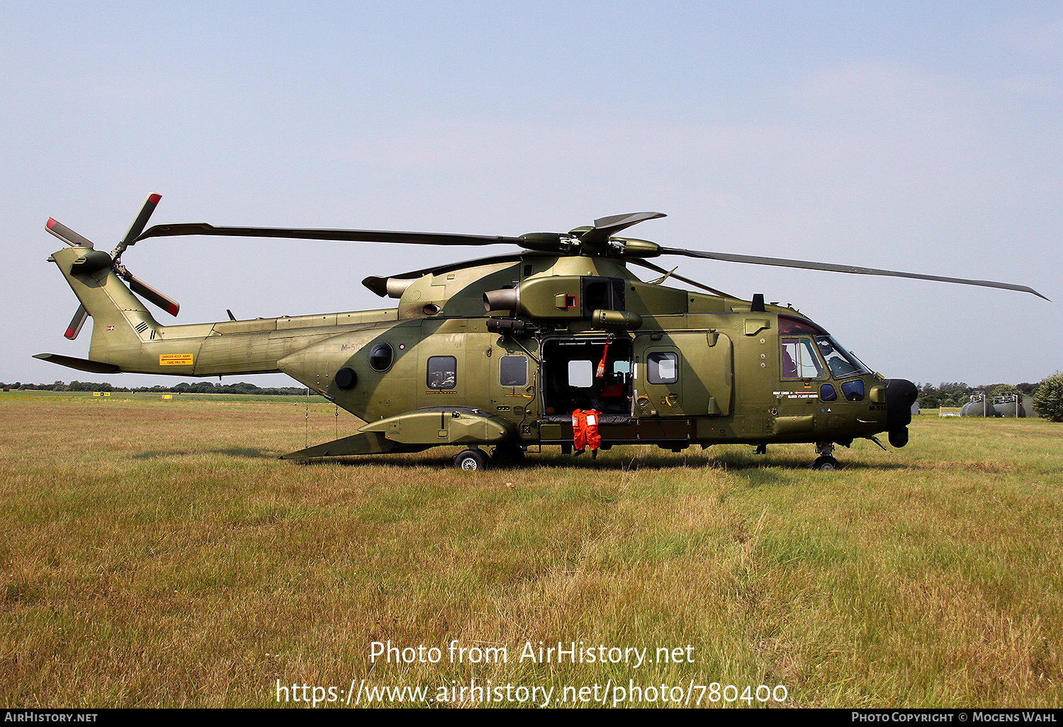 Aircraft Photo of M-510 | AgustaWestland EH101-512 Merlin Joint Supporter | Denmark - Air Force | AirHistory.net #780400