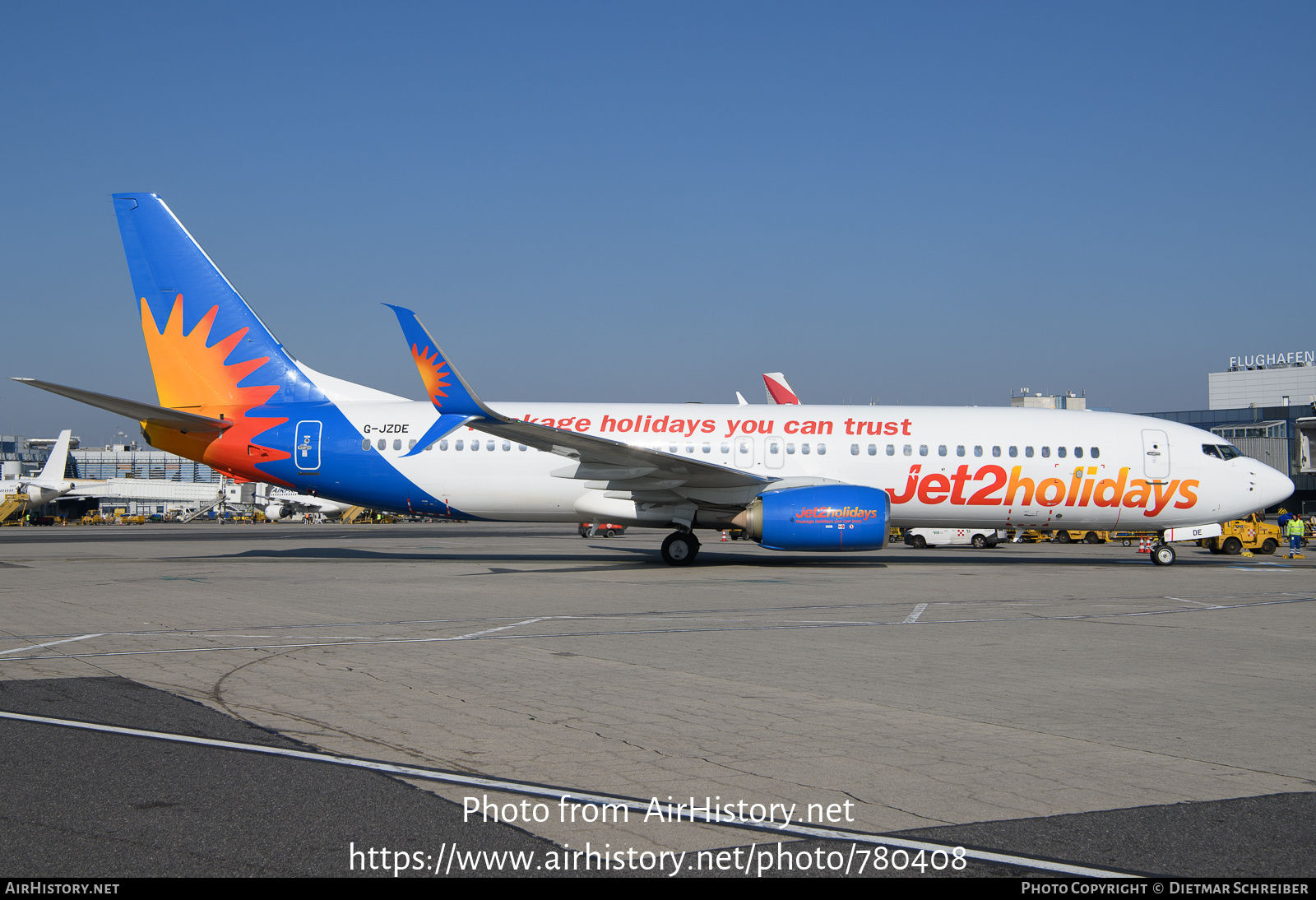 Aircraft Photo of G-JZDE | Boeing 737-8H6 | Jet2 Holidays | AirHistory.net #780408