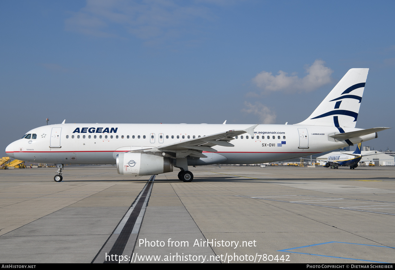 Aircraft Photo of SX-DVI | Airbus A320-232 | Aegean Airlines | AirHistory.net #780442