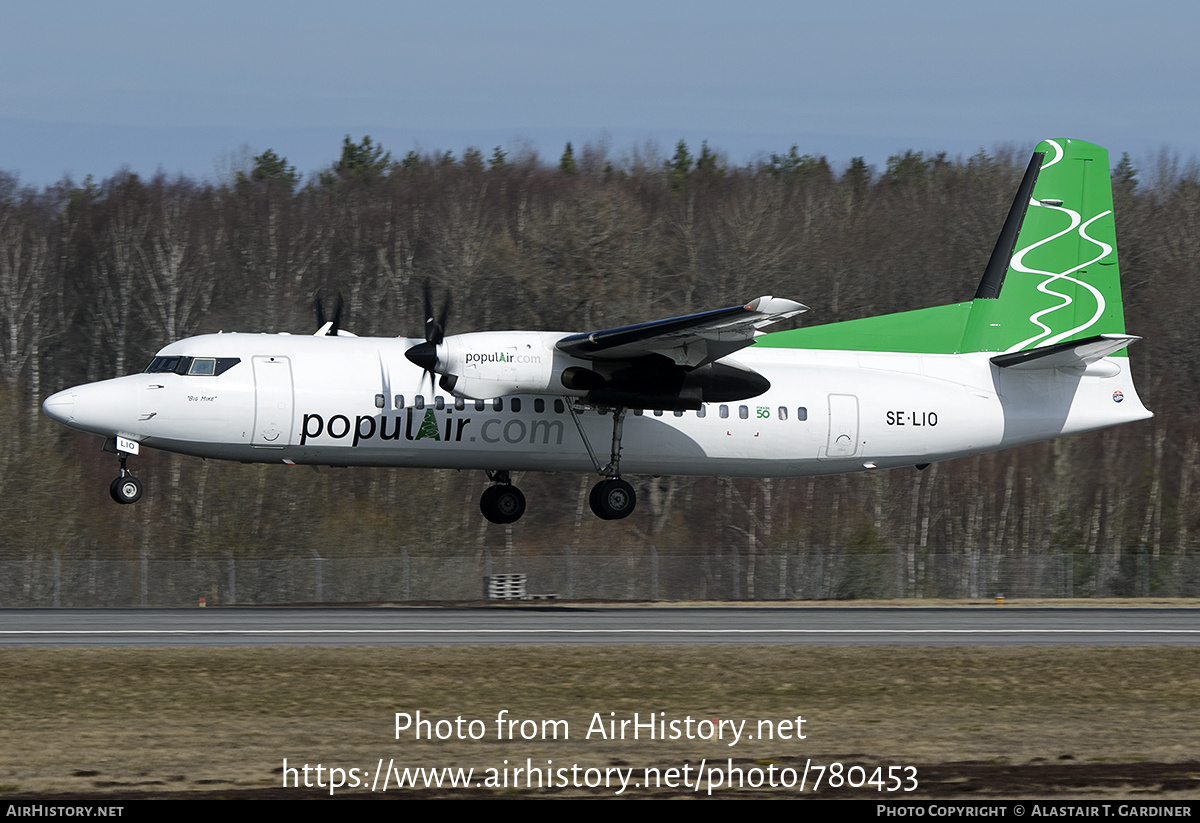 Aircraft Photo of SE-LIO | Fokker 50 | PopulAir | AirHistory.net #780453