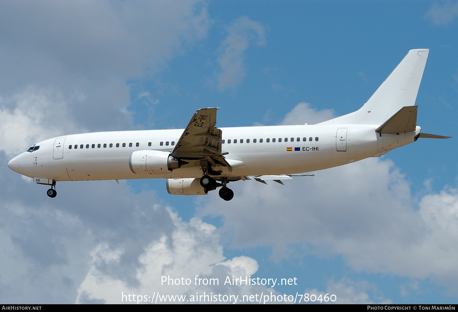 Aircraft Photo of EC-IHI | Boeing 737-4S3 | AirHistory.net #780460