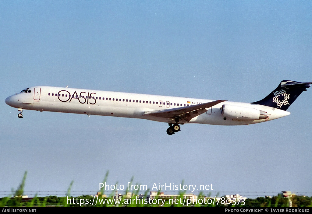 Aircraft Photo of EC-EXX | McDonnell Douglas MD-83 (DC-9-83) | Oasis International Airlines | AirHistory.net #780573