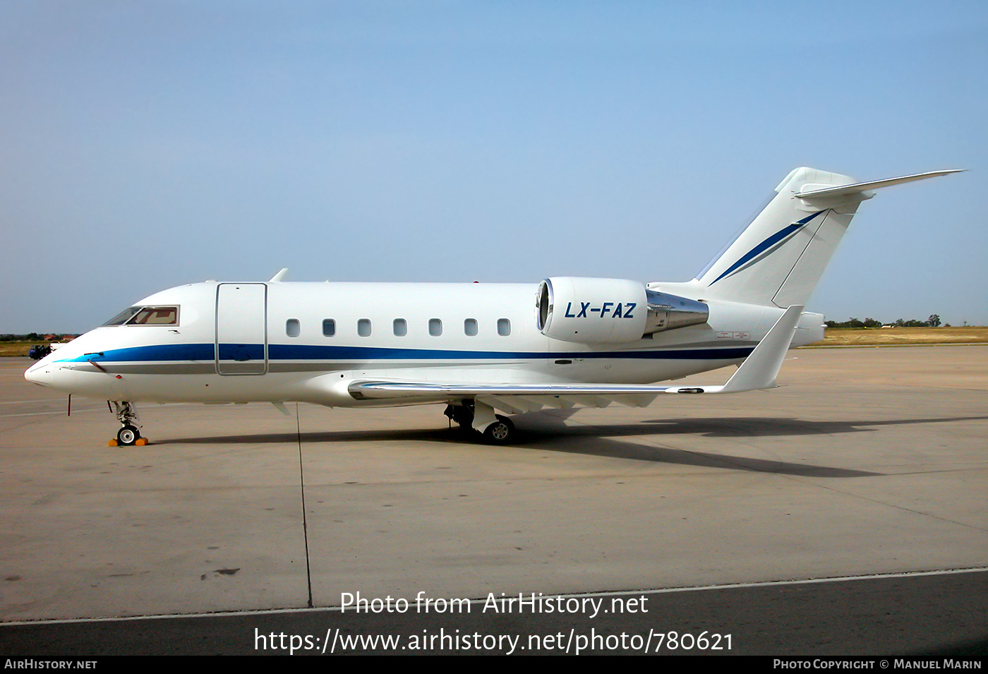 Aircraft Photo of LX-FAZ | Canadair Challenger 604 (CL-600-2B16) | AirHistory.net #780621