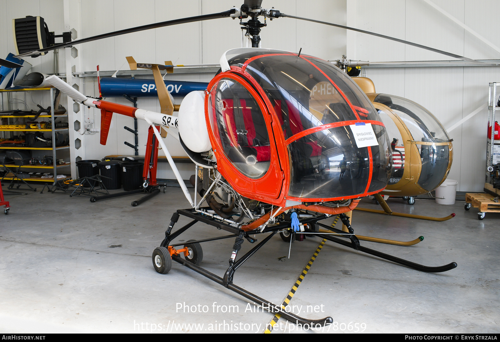 Aircraft Photo of SP-KGO | Schweizer 269C | AirHistory.net #780659