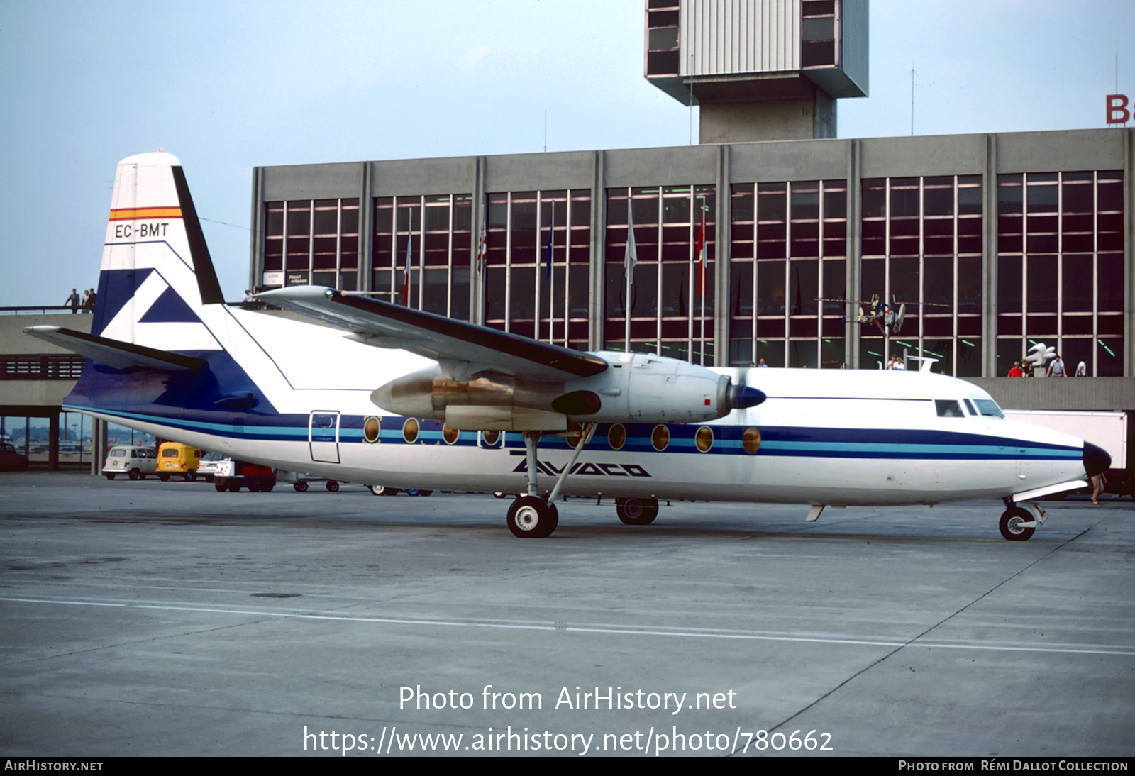 Aircraft Photo of EC-BMT | Fokker F27-400 Friendship | Aviaco | AirHistory.net #780662