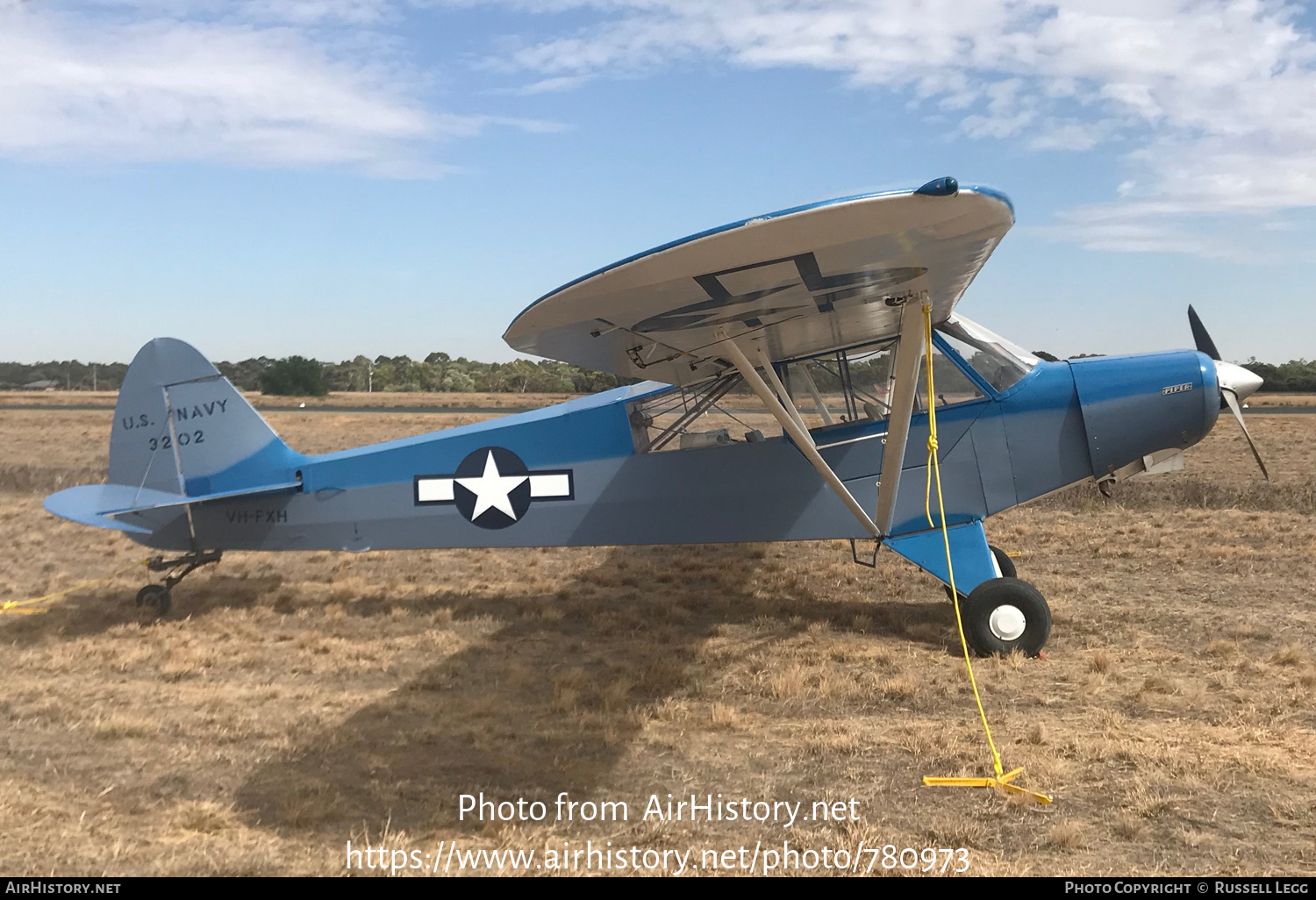 Aircraft Photo of VH-FXH / 3202 | Piper PA-18-125 Super Cub | USA - Navy | AirHistory.net #780973