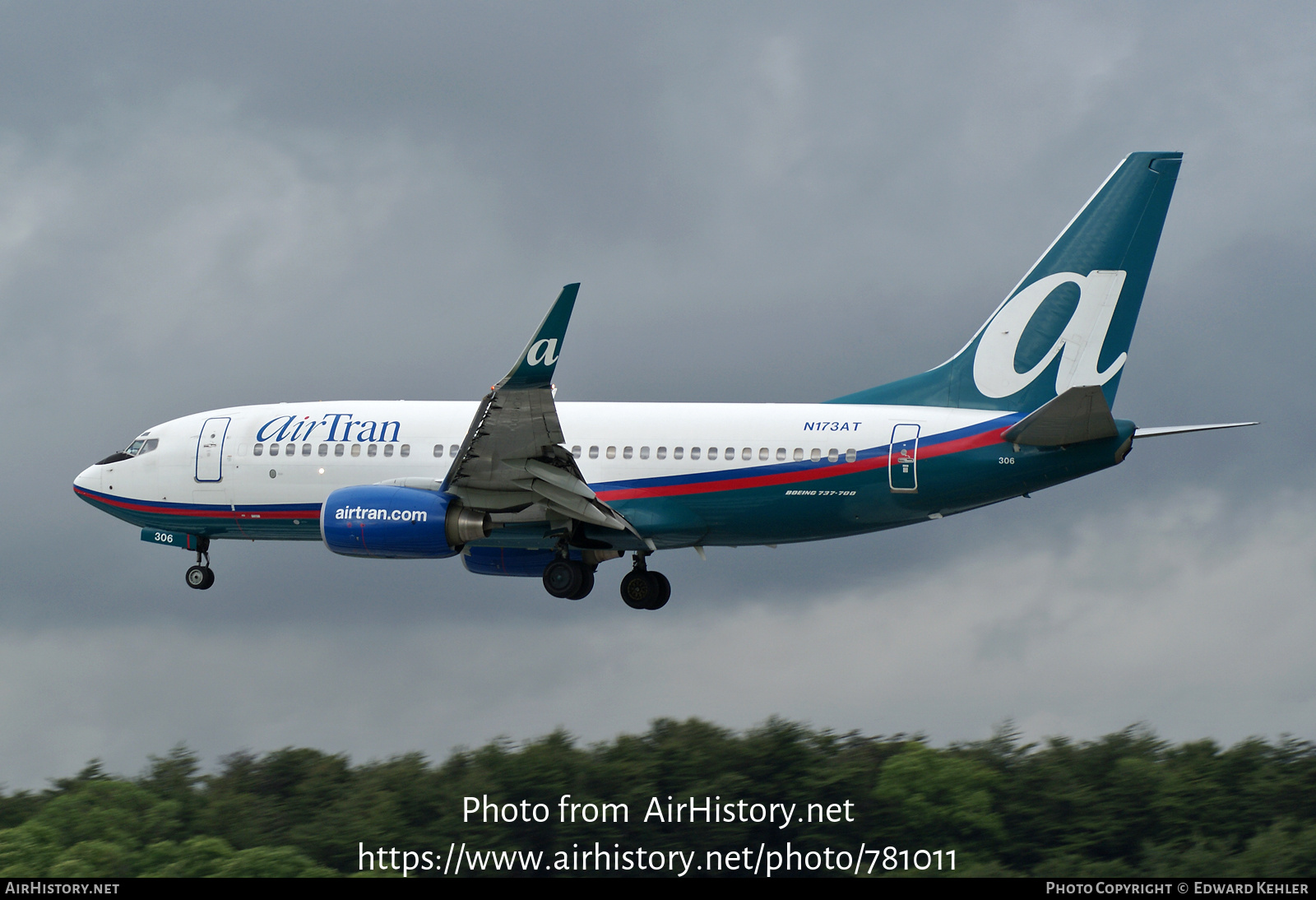 Aircraft Photo of N173AT | Boeing 737-76N | AirTran | AirHistory.net #781011