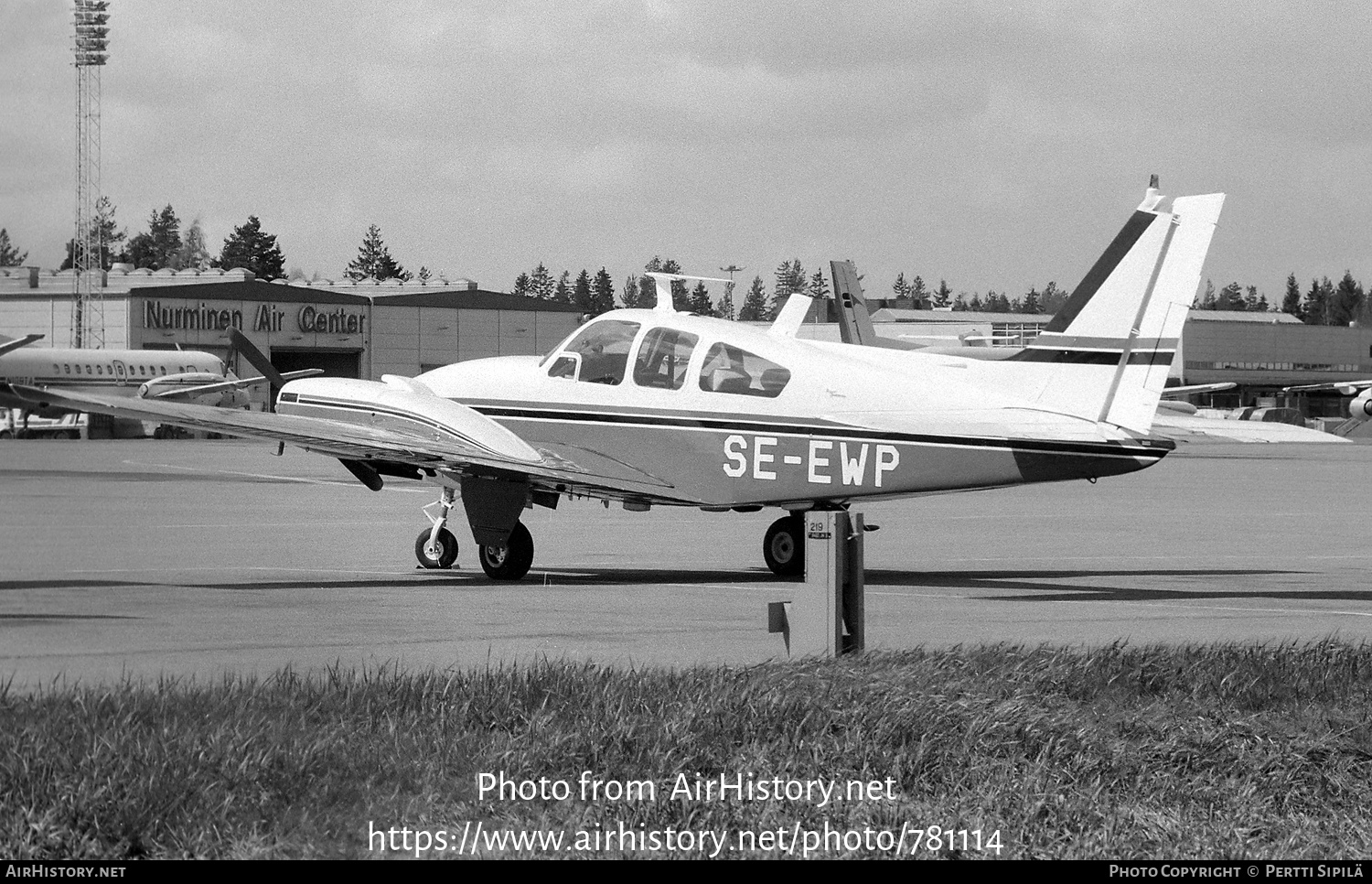 Aircraft Photo of SE-EWP | Beech C55 Baron (95-C55) | AirHistory.net #781114