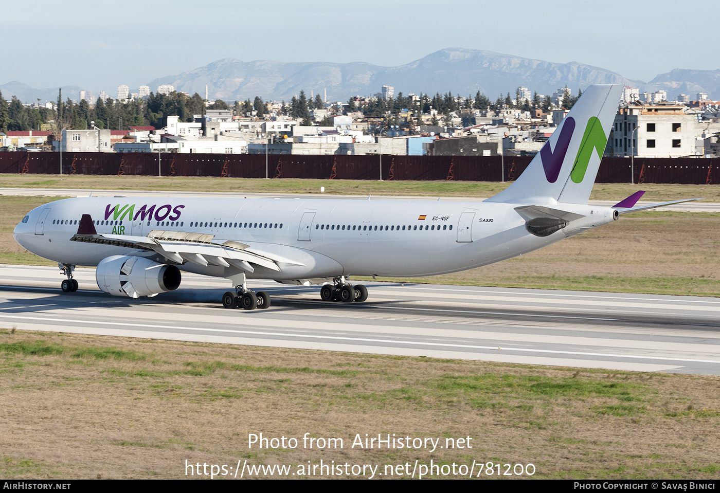 Aircraft Photo of EC-NOF | Airbus A330-343E | Wamos Air | AirHistory.net #781200