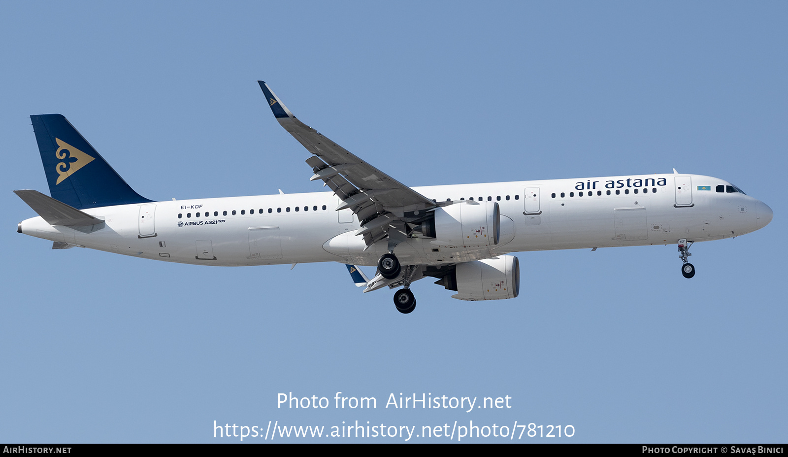 Aircraft Photo of EI-KDF | Airbus A321-271N | Air Astana | AirHistory.net #781210