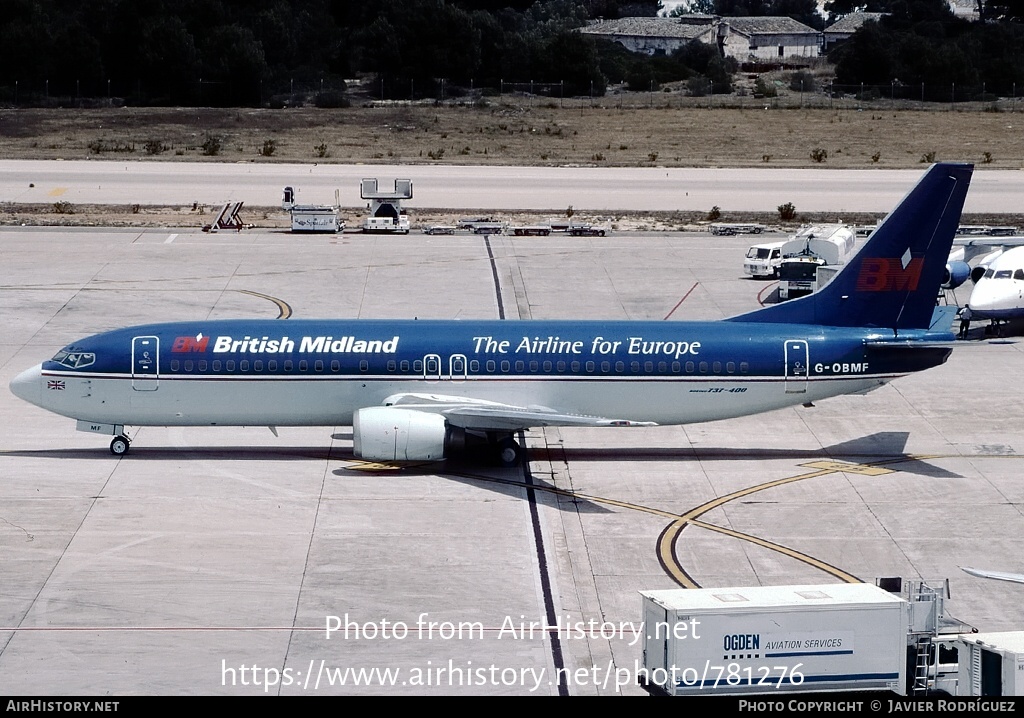 Aircraft Photo of G-OBMF | Boeing 737-4Y0 | British Midland Airways - BMA | AirHistory.net #781276