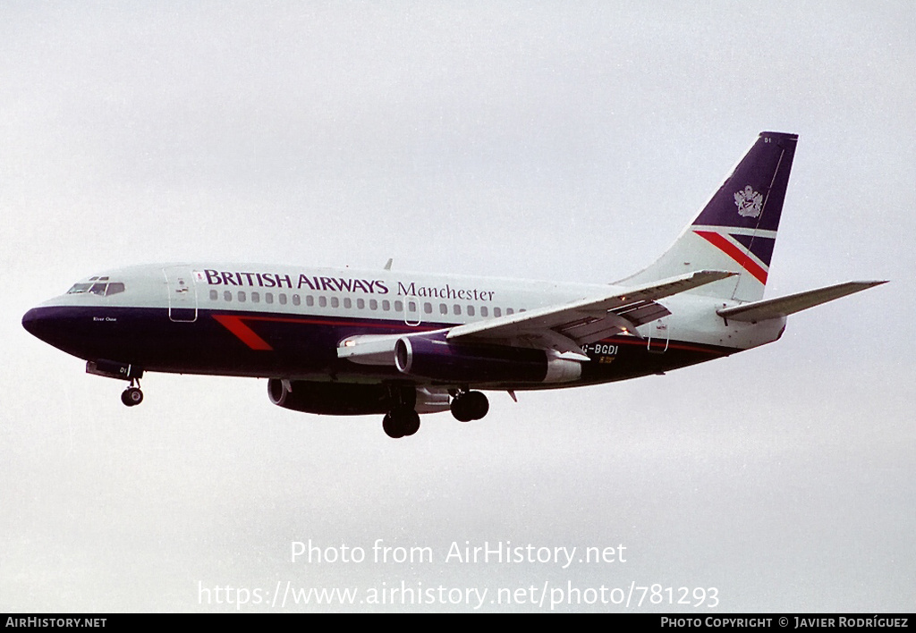 Aircraft Photo of G-BGDI | Boeing 737-236/Adv | British Airways Manchester | AirHistory.net #781293