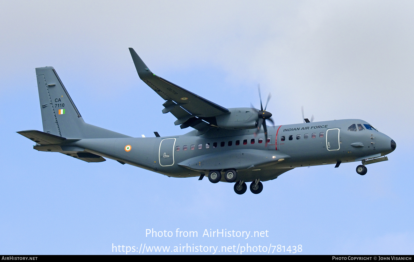 Aircraft Photo of CA7110 | CASA C295W | India - Air Force | AirHistory.net #781438