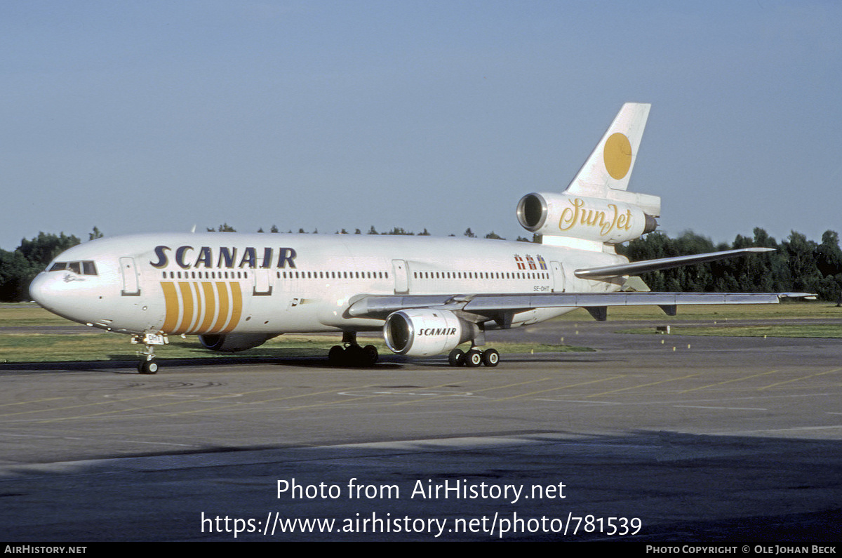 Aircraft Photo of SE-DHT | McDonnell Douglas DC-10-10 | Scanair | AirHistory.net #781539