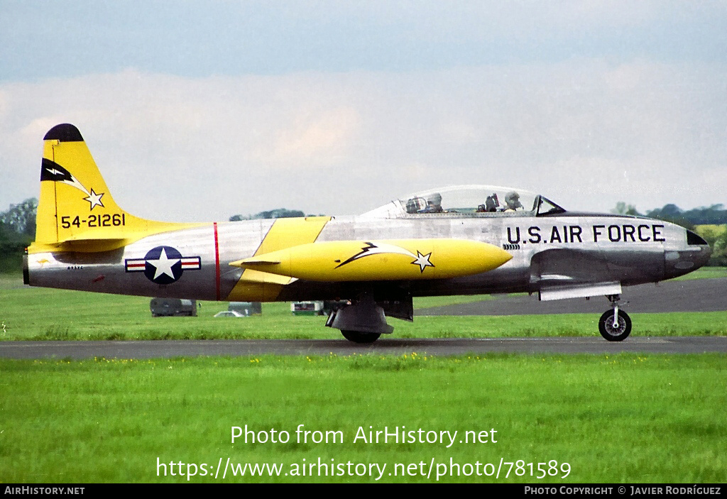 Aircraft Photo of N33VC / 54-21261 | Canadair CT-133 Silver Star 3 | USA - Air Force | AirHistory.net #781589