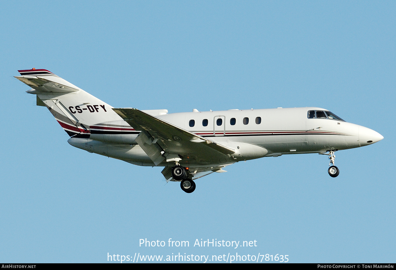 Aircraft Photo of CS-DFY | Hawker Beechcraft 800XP | AirHistory.net #781635