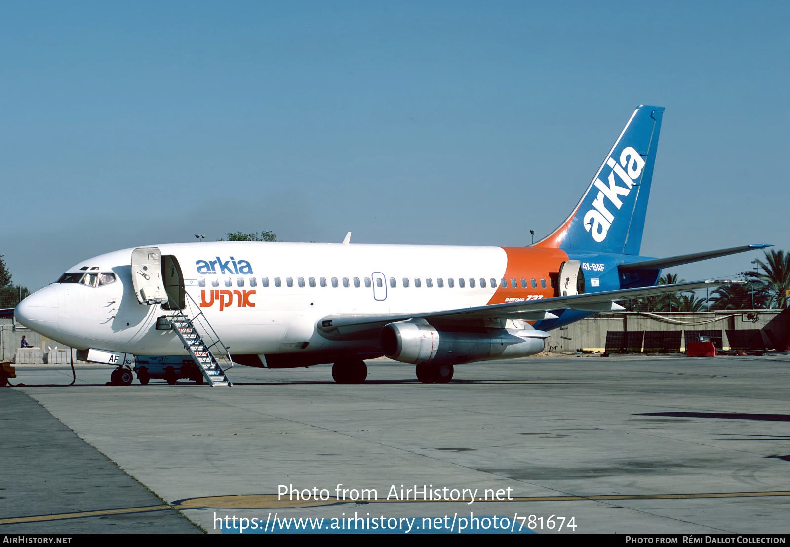 Aircraft Photo of 4X-BAF | Boeing 737-281 | Arkia Israeli Airlines | AirHistory.net #781674