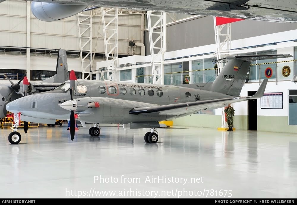 Aircraft Photo of EJC-1125 | Hawker Beechcraft 350i King Air (B300) | Colombia - Army | AirHistory.net #781675