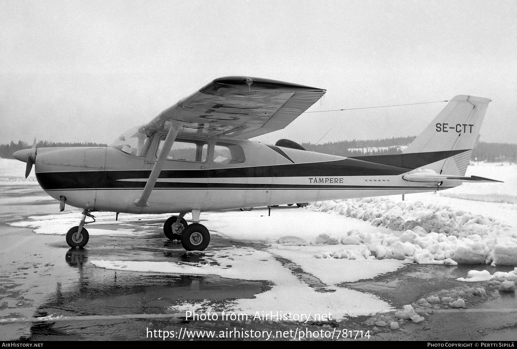 Aircraft Photo of SE-CTT | Cessna 175A Skylark | AirHistory.net #781714