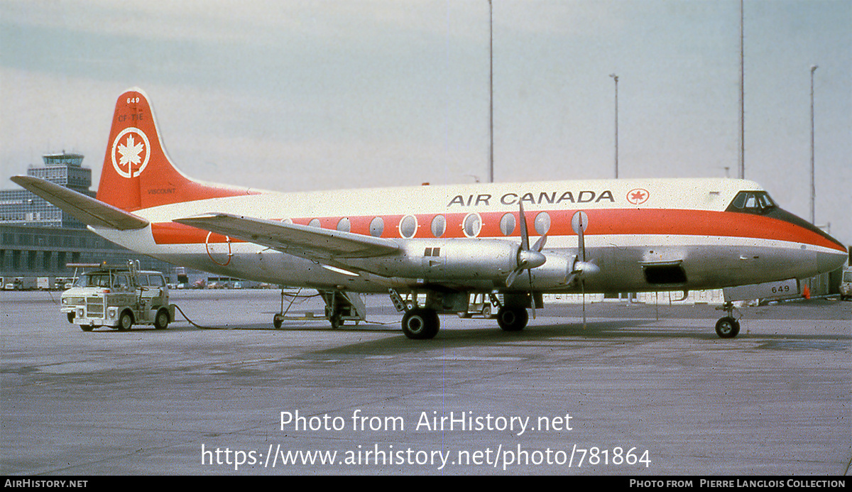 Aircraft Photo of CF-TIE | Vickers 757 Viscount | Air Canada | AirHistory.net #781864