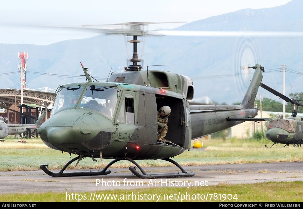 Aircraft Photo of EJC4208 | Bell UH-1N Iroquois | Colombia - Army | AirHistory.net #781904