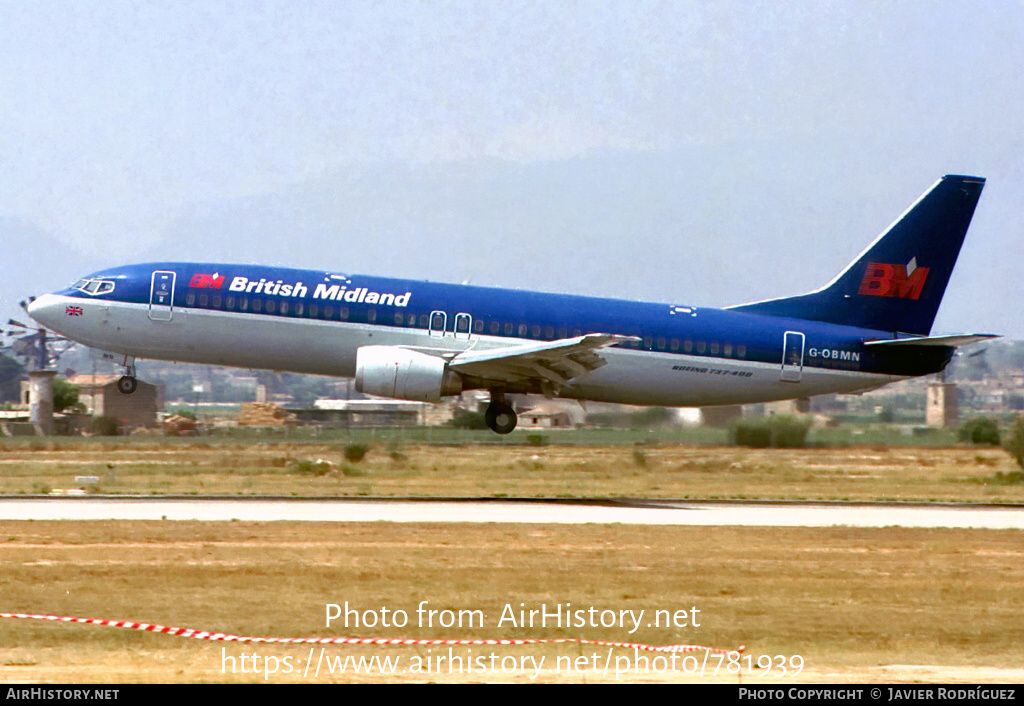 Aircraft Photo of G-OBMN | Boeing 737-46B | British Midland Airways - BMA | AirHistory.net #781939