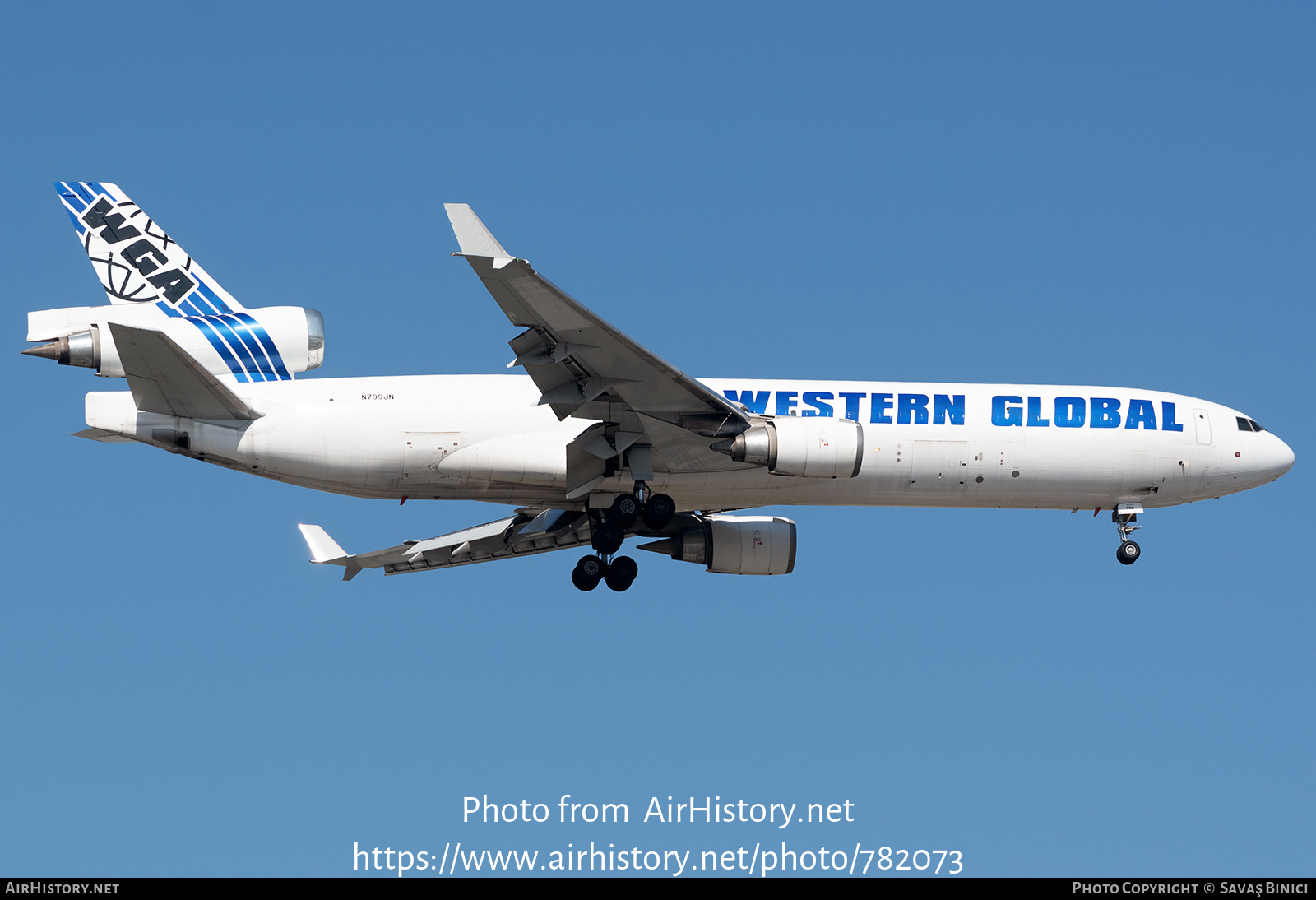 Aircraft Photo of N799JN | McDonnell Douglas MD-11F | Western Global Airlines - WGA | AirHistory.net #782073