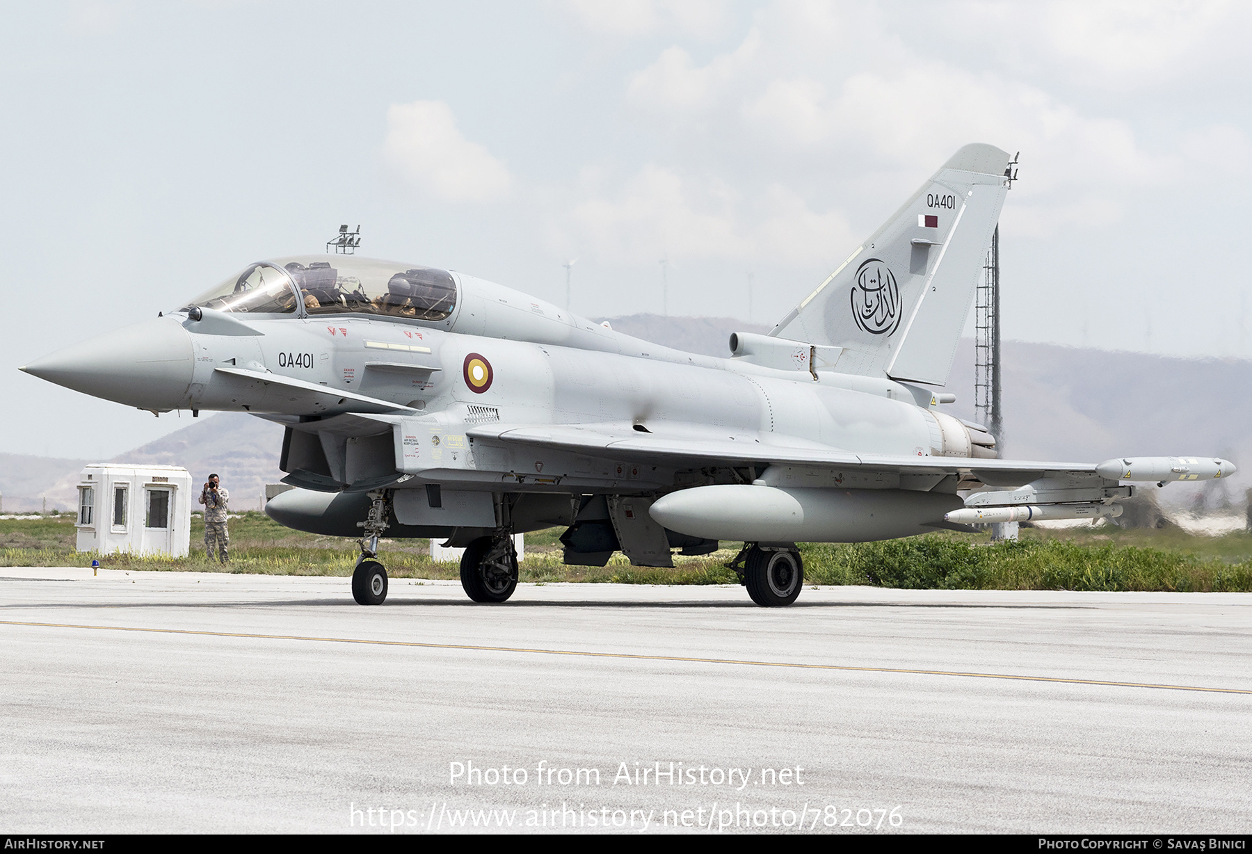 Aircraft Photo of QA401 | Eurofighter EF-2000 Typhoon T | Qatar - Air Force | AirHistory.net #782076