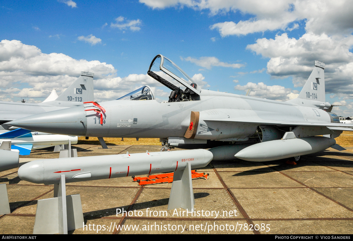 Aircraft Photo of 10-114 | Chengdu-Pakistan JF-17A Thunder | Pakistan - Air Force | AirHistory.net #782085