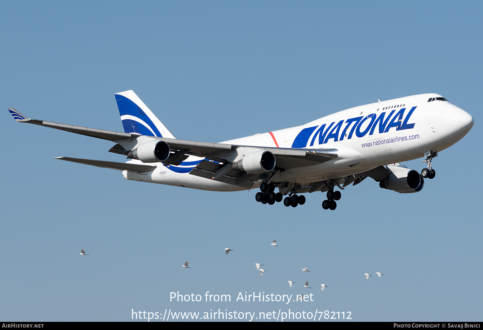 Aircraft Photo of N729CA | Boeing 747-412(BCF) | National Airlines | AirHistory.net #782112