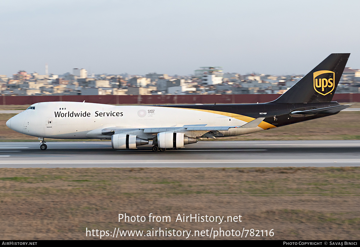 Aircraft Photo of N574UP | Boeing 747-44AF/SCD | United Parcel Service - UPS | AirHistory.net #782116