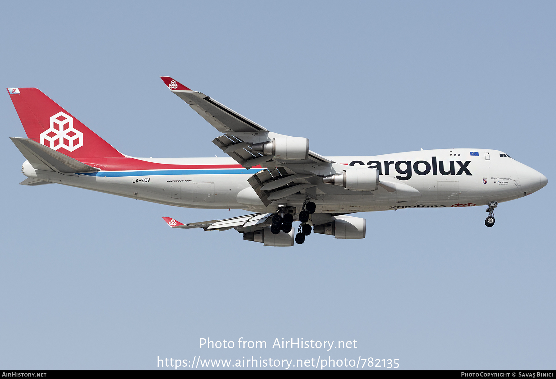 Aircraft Photo of LX-ECV | Boeing 747-4HQF/ER | Cargolux | AirHistory.net #782135