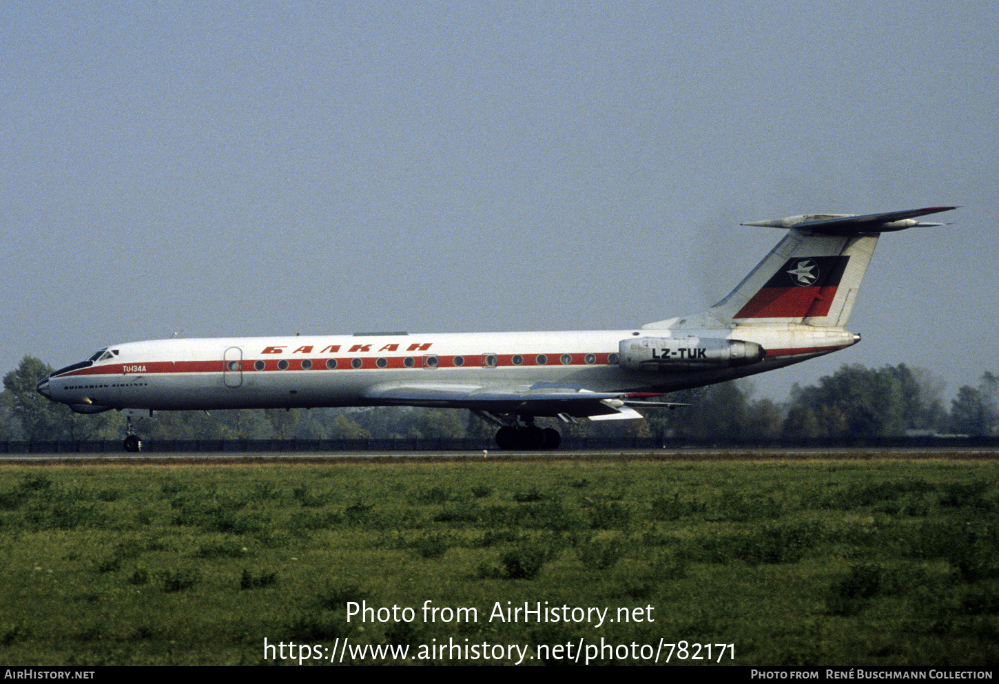 Aircraft Photo of LZ-TUK | Tupolev Tu-134A | Balkan - Bulgarian Airlines | AirHistory.net #782171