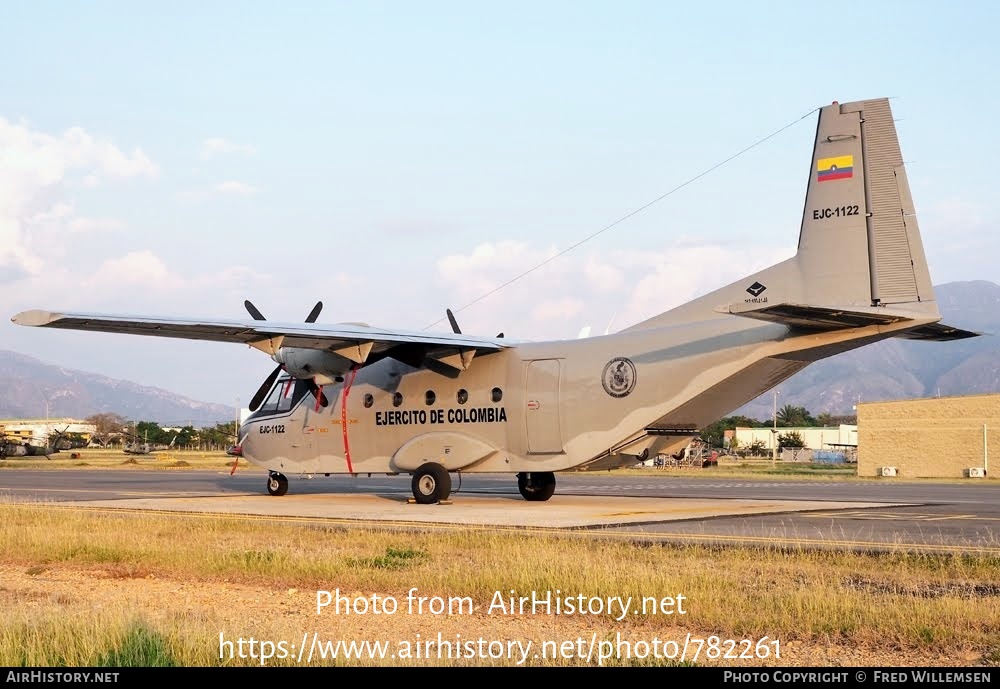 Aircraft Photo of EJC-1122 | CASA C-212-100 Aviocar | Colombia - Army | AirHistory.net #782261