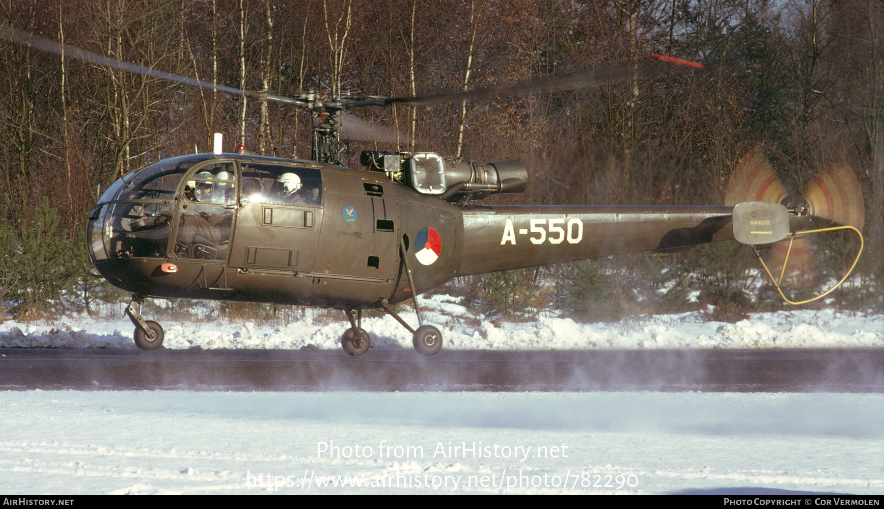 Aircraft Photo of A-550 | Sud SE-3160 Alouette III | Netherlands - Air Force | AirHistory.net #782290